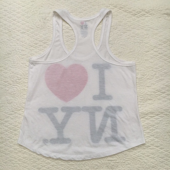 I Love NY Racerback Tank Top Shirt Women’s Small - Picture 3 of 3